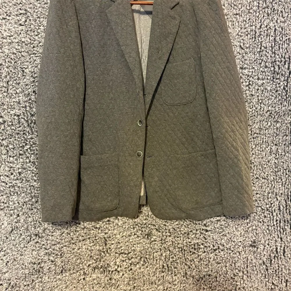 Slate & Stone Men's Gray Blazer XL Single-Breasted Two-Button